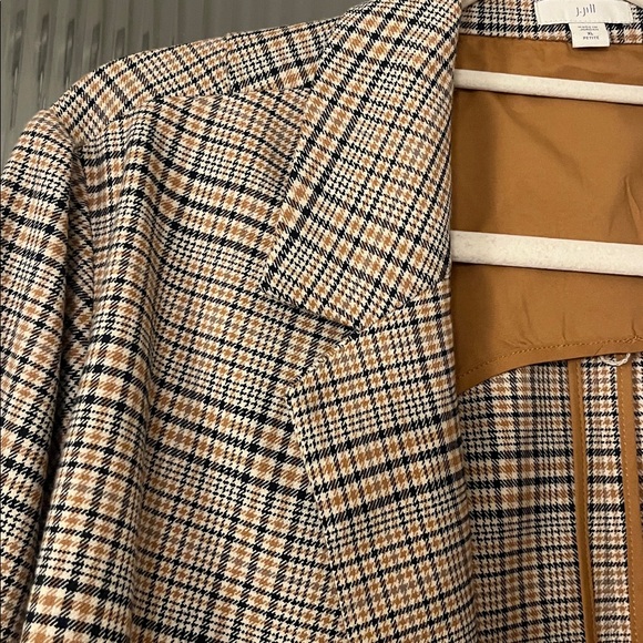 J. Jill Plaid Blazer - Brown and Tan - Picture 7 of 7